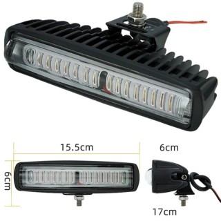 Предупредителна LED червена лампа за безопасност